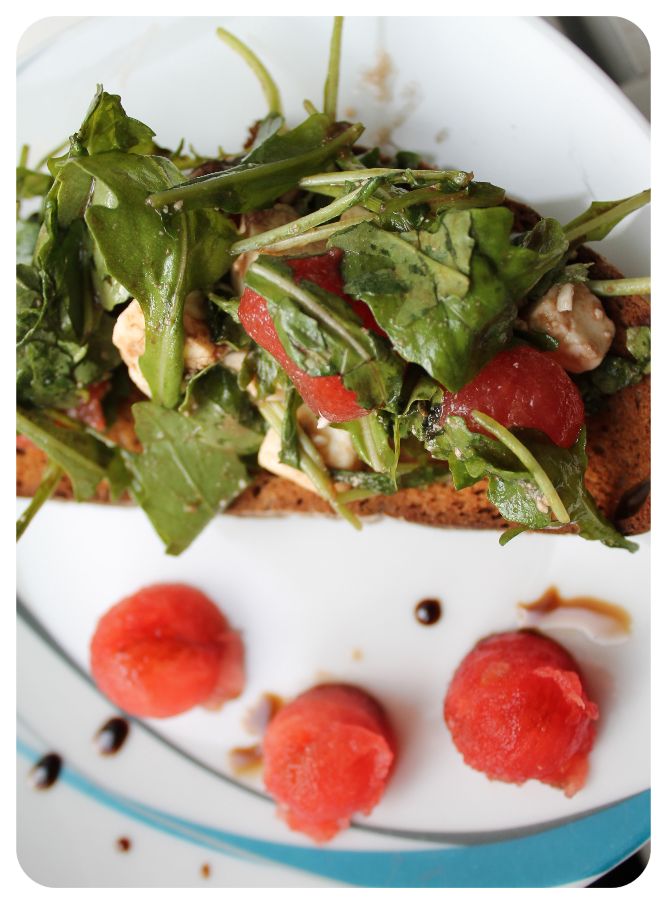 Melone_Rucola_Schafkäse_Balsamico