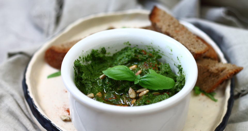 Kohlrabigrün-Pesto & mit alten Gewohnheiten abschließen
